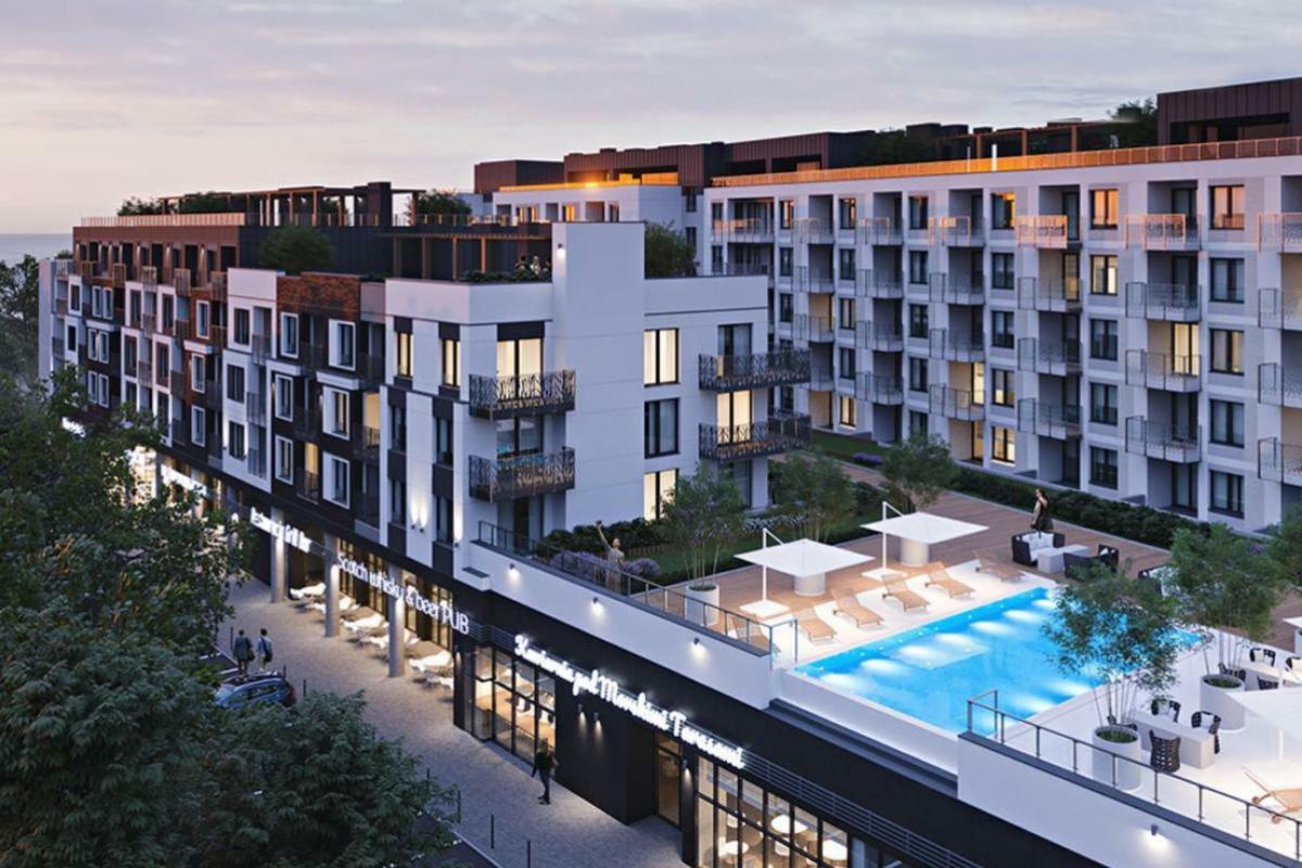 Apartament Z Wellness Nadmorskie Tarasy Kołobrzeg Esterno foto