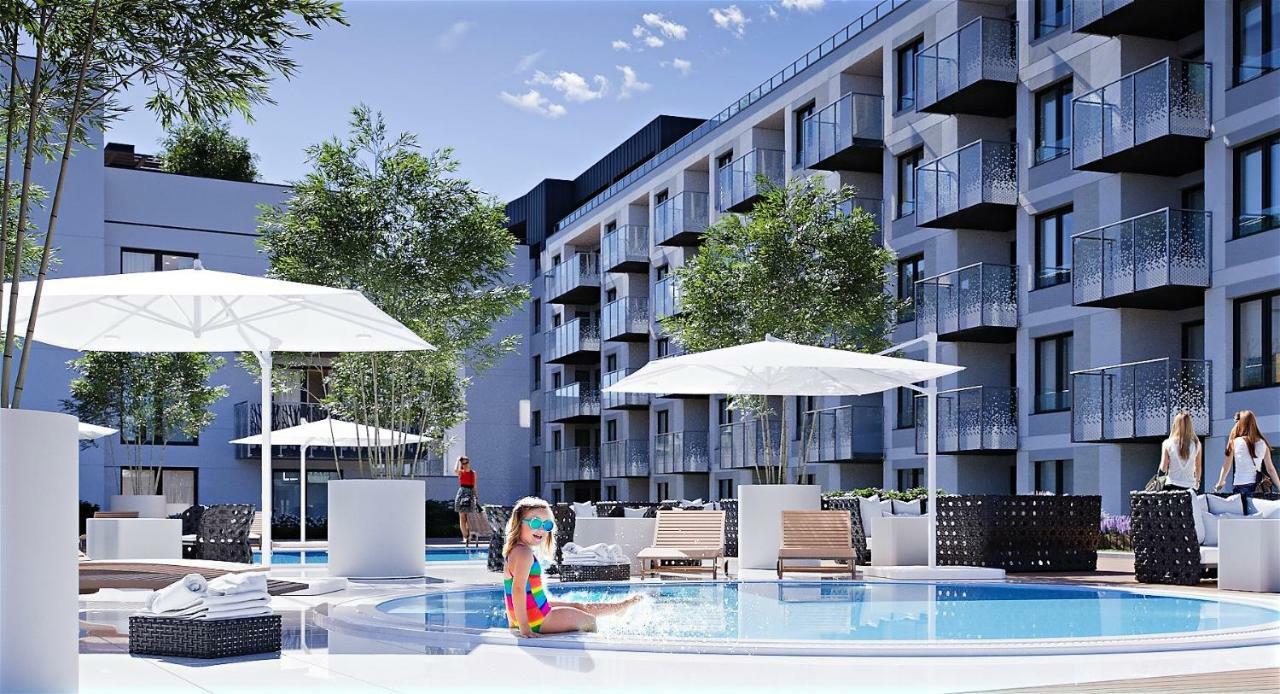 Apartament Z Wellness Nadmorskie Tarasy Kołobrzeg Esterno foto
