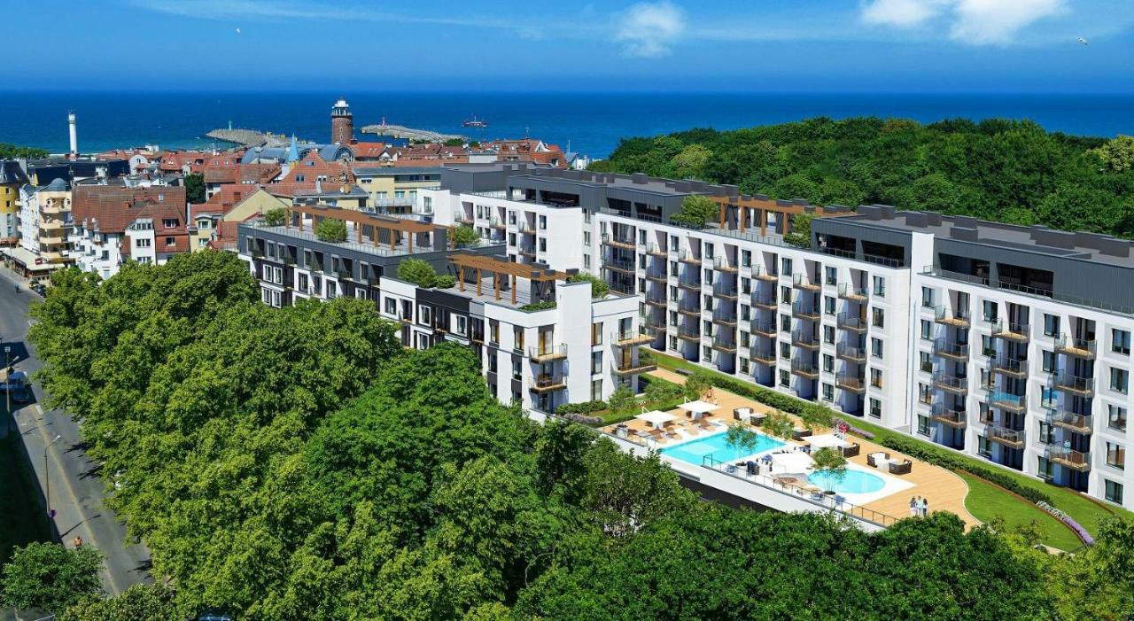 Apartament Z Wellness Nadmorskie Tarasy Kołobrzeg Esterno foto